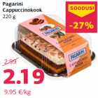 Allahindlus - Pagarini
Cappuccinokook
220 g