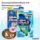 Raseerijad Gillette Blue3 6tk
