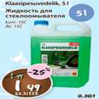 Klaasipesuvedelik