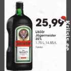 Allahindlus - Liköör Jägermeister 35% l,75 L.