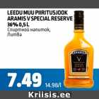 LEEDU MUU PIIRITUSJOOK ARAMIS V SPECIAL RESERVE