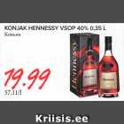 Allahindlus - KONJAK HENNESSY VSOP