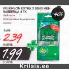 WILKINSON EXTRA 3 SENS MEN RASEERIJA 4 TK