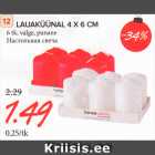LAUAKÜÜNAL 4 X 6 CM