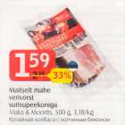 Maitselt mahe verivorst suitsupeekoniga
