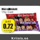Мини-бисквитные рулетики