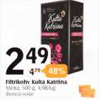 Filtrikohv Kulta Katriina