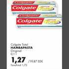 Allahindlus - Colgate Total hambapasta Original