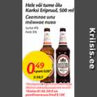 Alkohol - Hele või tume õlu Karksi Eripruul, 500 ml