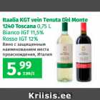 Itaalia KGT vein Tenuta Del Monte
1240 Toscana 