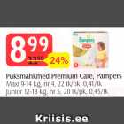 Mähkmed - Püksmähkmed Premium Care, Pampers