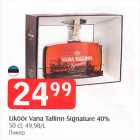 Liköör Vana Tallinn Signature 40%, 50 cl