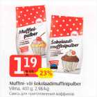 Allahindlus - Muffini- või šokolaadimuffinipulber 