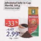 Jahvatatud kohv In-Cup, Merrild, 500 g