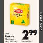 Lipton
Must tee