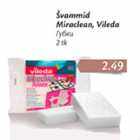 Svammid Miraclean, Vileda, 2 tk