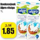 Allahindlus - Kookosejook Alpro riisiga 1 l