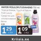 Allahindlus - MAYERI PESULOPUTUSVAHEND 750 ml