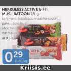 Allahindlus - HERKULESS ACTIVE & FIT MÜSLIBATOON 25 g