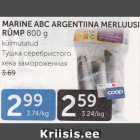 Allahindlus - MARINE ABC ARGENTIINA MERLUUSI RÜMP 800 g