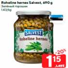 Allahindlus - Roheline hernes Salvest, 690 g
