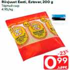 Riivjuust Eesti, Estover, 200 g
