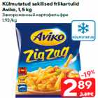 Allahindlus - Külmutatud sakilised friikartulid
Aviko, 1,5 kg
