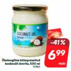 Магазин:Hüper Rimi,Скидка:Кокосовое масло холодного отжима Amrita, 500 мл