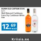 Allahindlus - RUMM OLD CAPTAIN 37,5%, 0,7 L