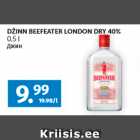 Allahindlus - DŽINN BEEFEATER LONDON DRY 