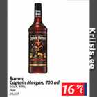 Allahindlus - Rumm Captain Morgan, 700 ml