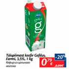 Allahindlus - Täispiimast keefir Gefilus, farmi, 3,5%, 1 kg