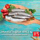 Allahindlus - Jahutatud roogitud räim, 1 kg