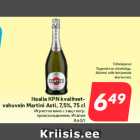 Itaalia KPN kvaliteetvahuvein
Martini Asti, 7,5%, 75 cl
