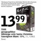 Allahindlus - Tšilli geograafilise tähisega vein santa Christina Sauvignon Blanc