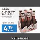 Hele õlu 
A. Le Coq 1807 