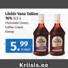 Liköör Vana Tallinn 
16%,
0,5 L