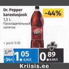 Allahindlus - Dr. Pepper 
karastusjook 
1,5 L