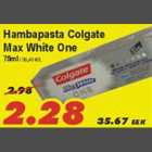 Allahindlus - Hambapasta Colgate Max White One