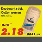 Allahindlus - Deodorant stick Cotton women