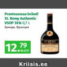 Allahindlus - Prantsusmaa brändi
St. Remy Authentic
VSOP