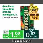 Aura Fresh
õuna-kirsiaroonia
mahlajook 2 L