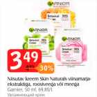Niisutav kreem Skin Naturals viinamarjaekstraktiga, roosiveega või meega
