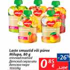 Allahindlus - Laste smuutid või püree Milupa, 80 g