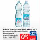 Магазин:Maxima,Скидка:Итальянская минеральная вода