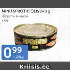 Магазин:Maksimarket, Konsum,Скидка:ШПРОТЫ В МАСЛЕ