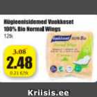 Allahindlus - Hügieenisidemed Vuokkoset 100% Bio Normal Winds 12 tk