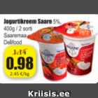 Jogurtikreem Saare 5%