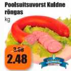 Колбаса полукопченая Kuldne кольцо 