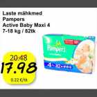 Laste mähkmed Pampers Active Baby Maxi 4 7-18kg/82tk